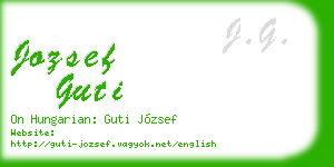 jozsef guti business card